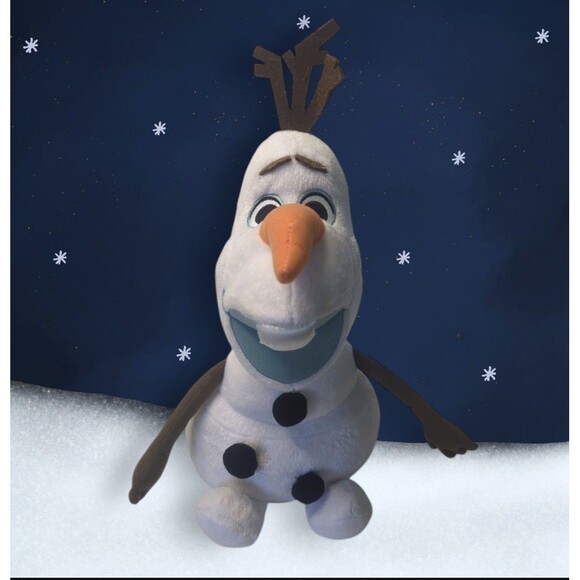 Frozen Olaf 15” Plush Doll Disney Authentic Stuffed Snowman Animal - Picture 1 of 2